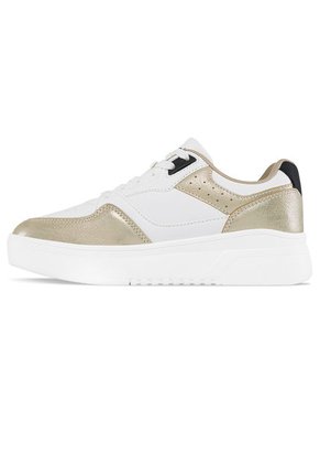 Zapatos Quasa Blanco-Oro Para Mujer Croydon