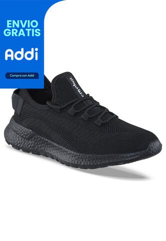Tenis Para Caminar Regaf Negro-Negro Croydon Para Mujer Croydon