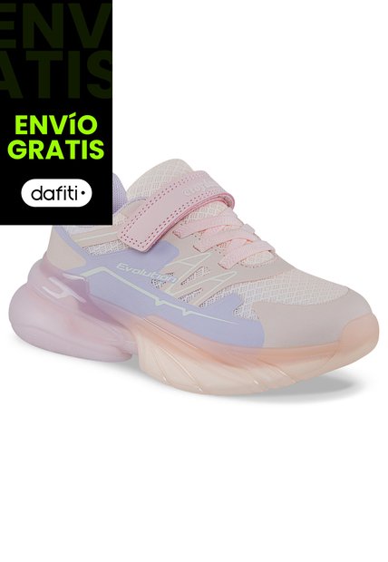 Tenis Running Wapoh Rosa Croydon Para Niña