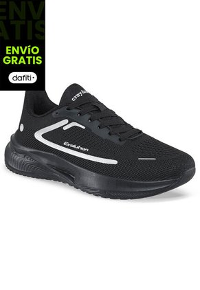 Tenis Running Bivix Negro-Negro Para Hombre Croydon