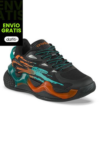 Tenis Running Mertik Negro-Nar Croydon Para Niño Croydon