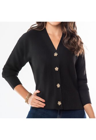 Buzo Olivia Negro Para Mujer Croydon Croydon