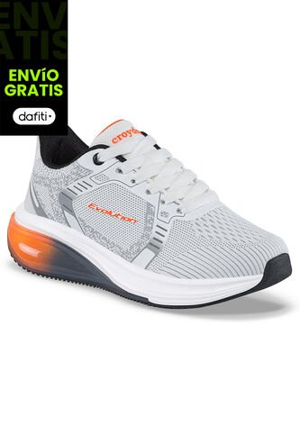 Tenis Running Yalton Blanco-Nar Para Niño Croydon Croydon