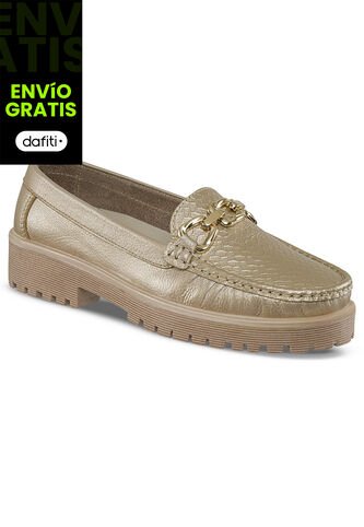 Mocasines Trina Oro Para Mujer Croydon Croydon