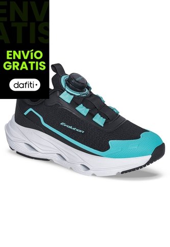 Tenis Running Graw Negro-Agua Croydon Para Niña Croydon