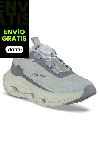 Tenis Running Graw Verde-Gris Croydon Para Niña Croydon