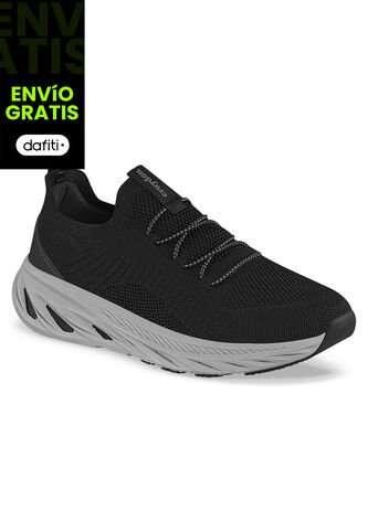 Tenis Para Caminar Sefican Negro Croydon Para Hombre Croydon