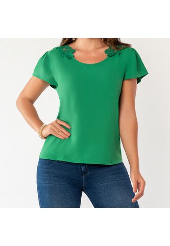 Blusa Aura Verde Para Mujer Croydon Croydon