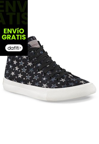 Botines Budur Alto Negro Croydon Para Mujer Croydon