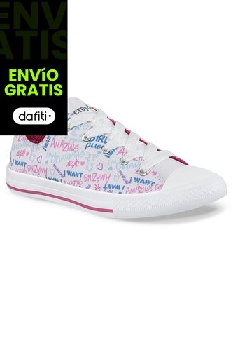 Tenis Casuales Charming Bajo Blanco Croydon Para Niña Croydon