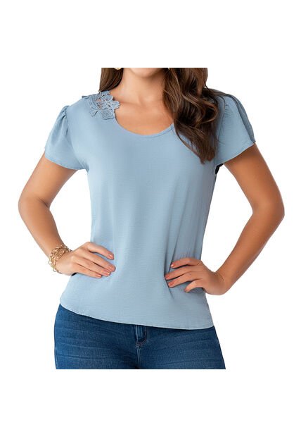 Blusa Aura Gris Para Mujer Croydon