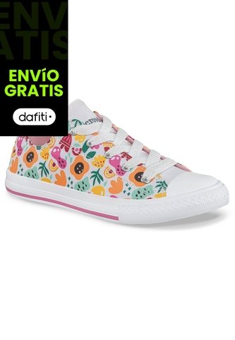 Tenis Casuales Mic Bajo Naranja Croydon Para Niña Croydon