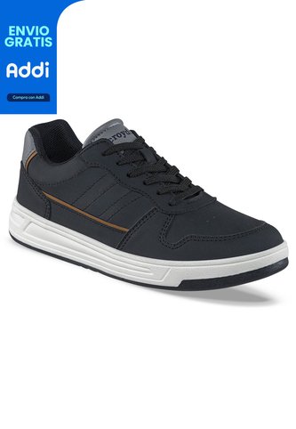 Tenis Casuales Emeryk Negro Croydon Para Hombre Croydon