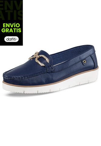 Mocasines Adelvina Azul Para Mujer Croydon Croydon