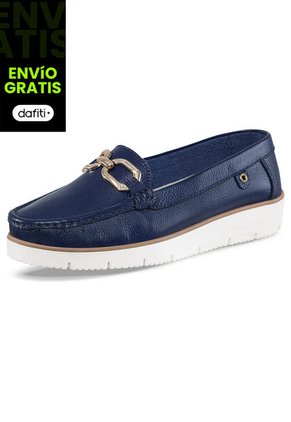 Mocasines Adelvina Azul Para Mujer Croydon