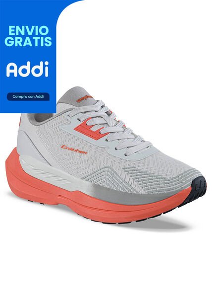 Tenis Running Temon Gris Croydon Para Hombre