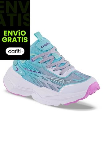 Tenis Running Mupira Azul-Lila Croydon Para Niña Croydon