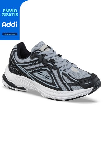 Tenis Urbanos Xecod Negro-Gris Croydon Para Mujer Croydon