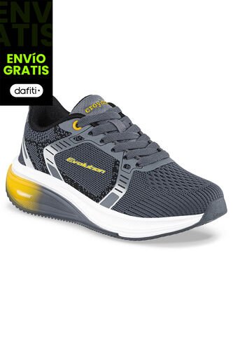 Tenis Running Yalton Gris-Ama Para Niño Croydon Croydon
