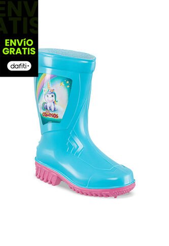 Botas Lluvia Yimihiri Agua-Fucsia Para Niña Croydon Croydon