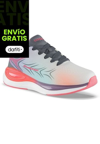 Tenis Running Onder Gris-Fucsia Croydon Para Niña Croydon
