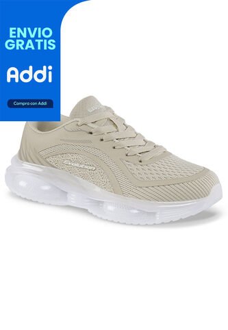 Tenis Running Lumo Beige Croydon Para Mujer Croydon