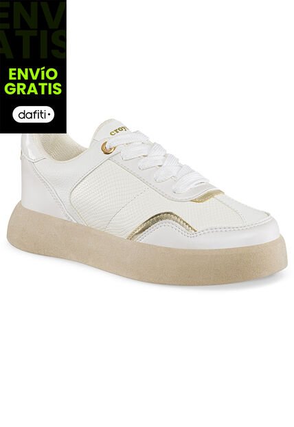 Tenis Margi Marfil Para Mujer Croydon