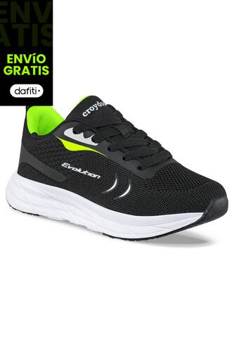 Tenis Running Jofrix Negro Para Niño Croydon Croydon
