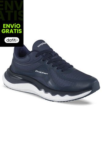 Tenis Running Vira Azul Osc Croydon Para Hombre Croydon
