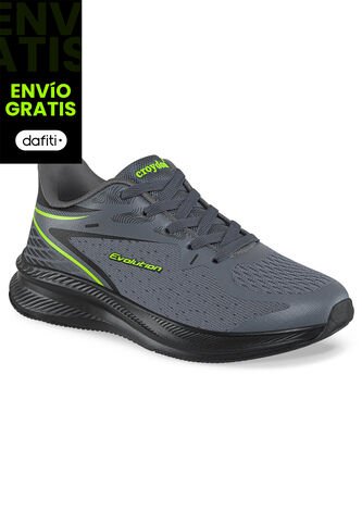 Tenis Running Zada Gris Osc Para Hombre Croydon Croydon