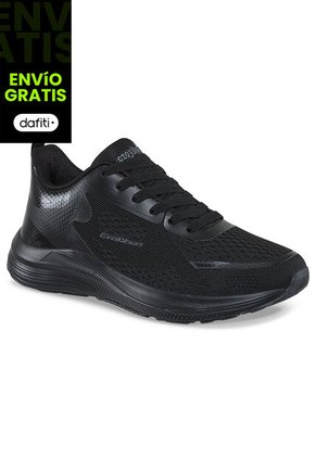 Tenis Running Tasir Negro-Negro Para Hombre Croydon