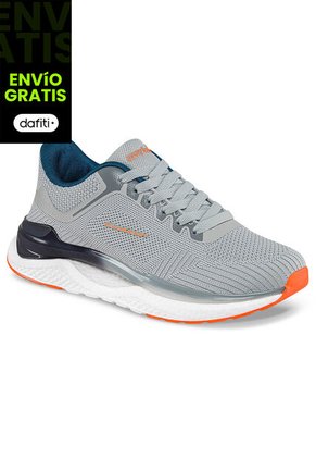 Tenis Running Sinam Gris Para Hombre Croydon