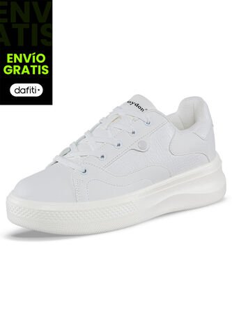Tenis Urbanos Syntho Blanco Para Mujer Croydon Croydon