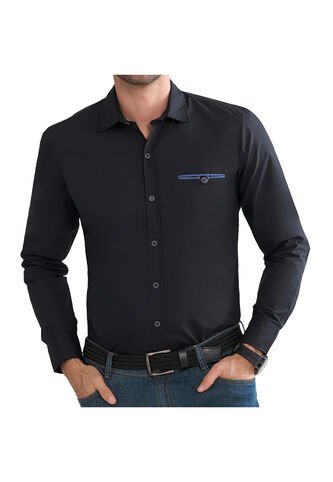 Camisa Angel Negro Para Hombre Croydon Croydon