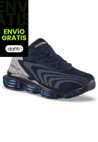 Tenis Running Ladano Azul-Gris Croydon Para Niño Croydon