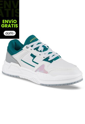 Tenis Urbanos Torx Blanco-Verde Para Mujer Croydon Croydon