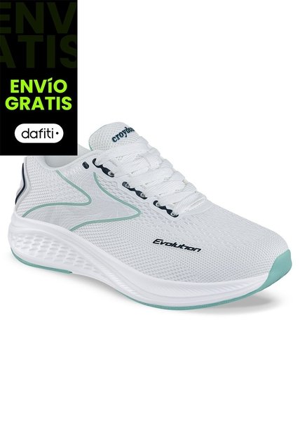 Tenis Running Bagol Blanco Croydon Para Mujer