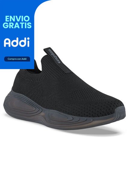 Tenis Para Caminar Tarne Negro-Negro Croydon Para Mujer