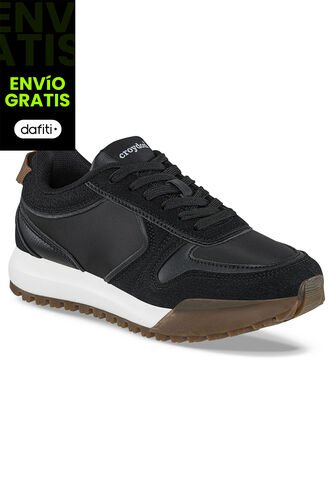 Tenis Urbanos Rizon Negro Para Mujer Croydon Croydon