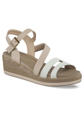 Sandalias Sindy Beige-Bla Para Mujer Croydon Croydon