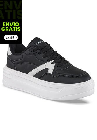 Tenis Urbanos Plitty Negro-Blanco Para Mujer Croydon Croydon