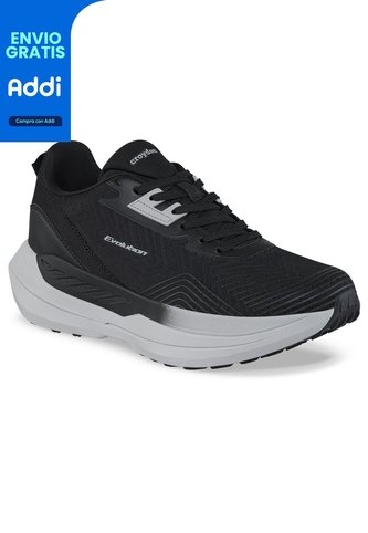 Tenis Running Temon Negro Croydon Para Hombre Croydon