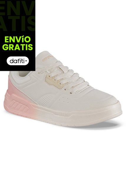 Tenis Urbanos Xiluren Beige Croydon Para Mujer