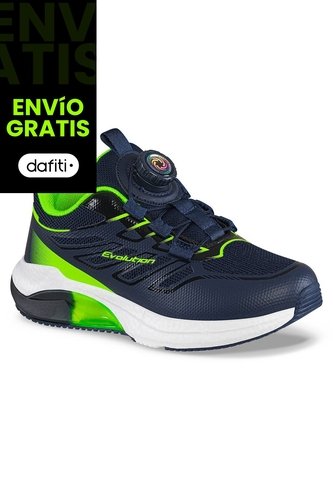 Tenis Running Furam Azul Osc Croydon Para Niño Croydon
