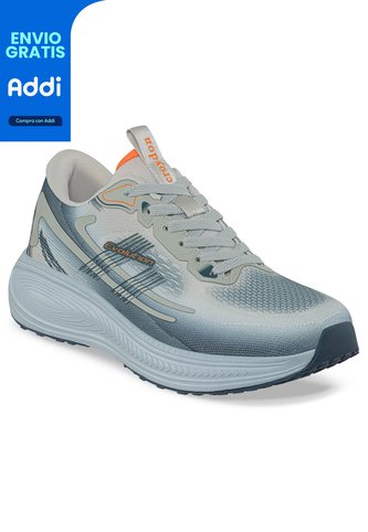 Tenis Running Tegal Gris Claro Croydon Para Hombre Croydon