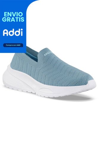 Tenis Para Caminar Slom Azul Croydon Para Mujer Croydon