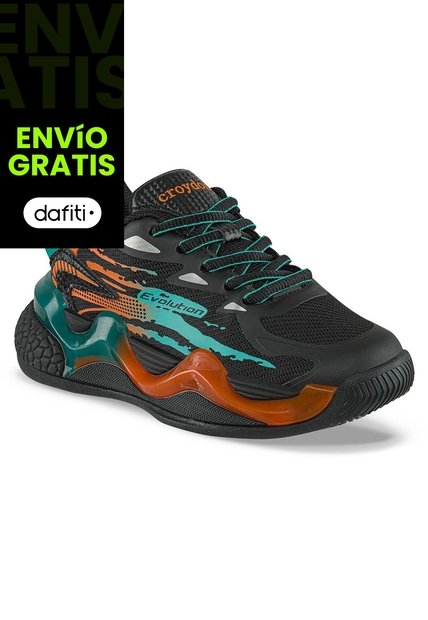Tenis Running Mertik Negro-Nar Croydon Para Niño