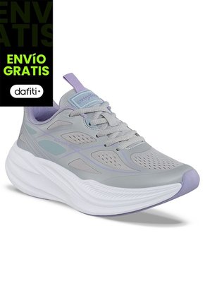 Tenis Running Xudok Gris Croydon Para Mujer
