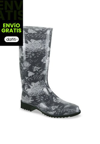 Botas Lluvia Najya Negro Croydon Para Mujer Croydon
