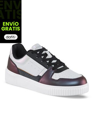 Tenis Urbanos Argenyx Blanco-Negro Para Mujer Croydon Croydon
